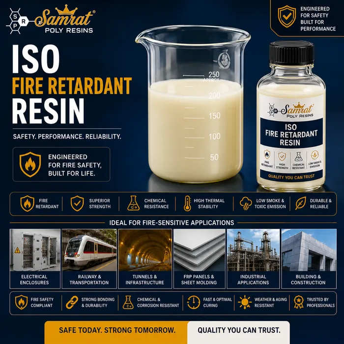 ISO Fire Retardant Resin को उत्पादन तस्बिर