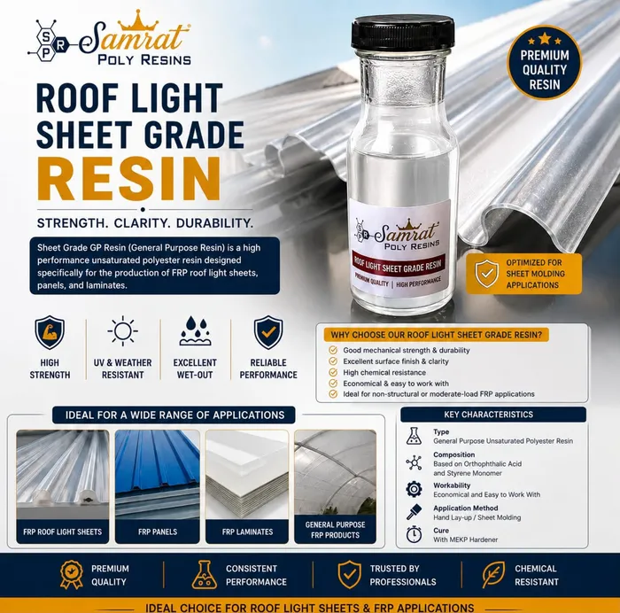 Roof Light Resin को उत्पादन तस्बिर