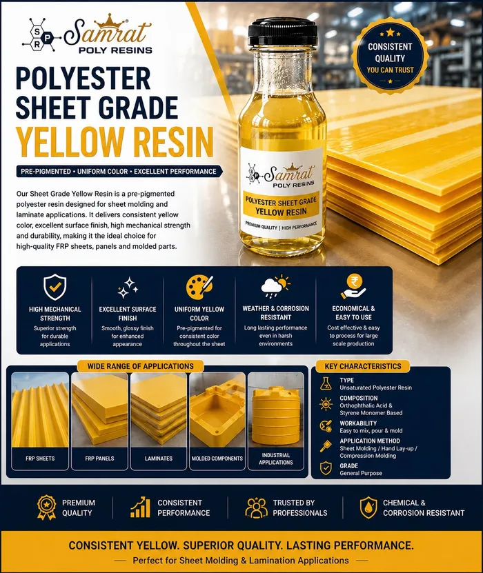 Sheet Grade Yellow Resin को उत्पादन तस्बिर